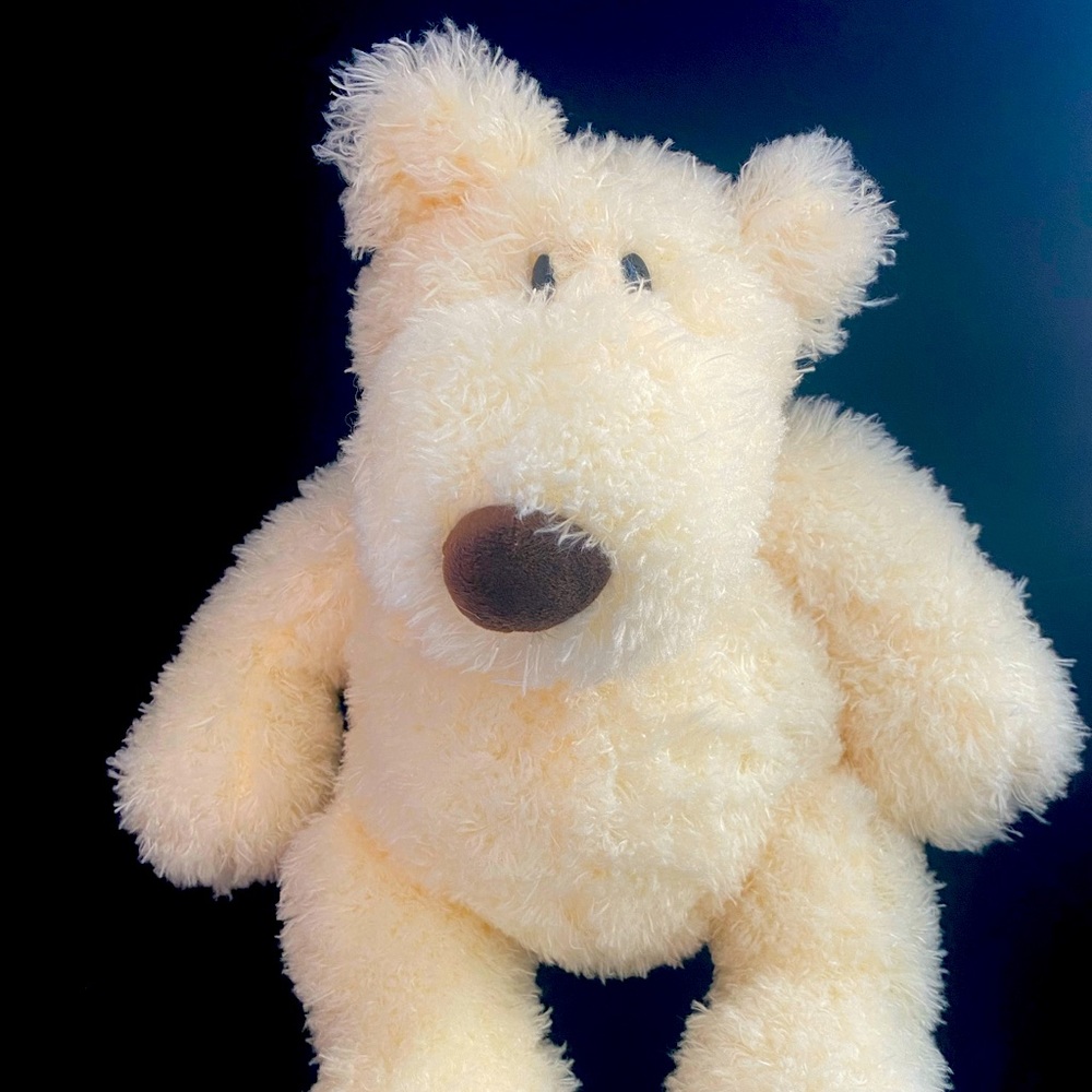 Schlepp Cream Colored Teddy Bear stuffed animal 17” plush T24